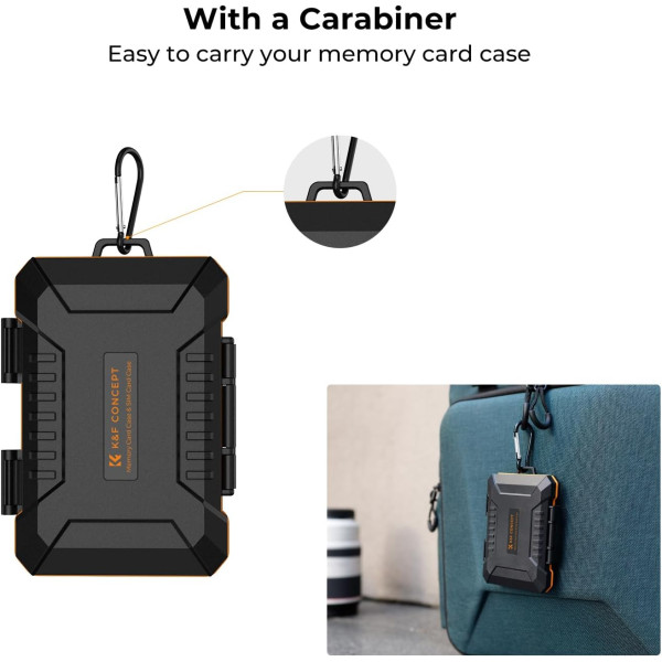 Жесткий кейс K&F Concept для карт памяти (KF31.080)