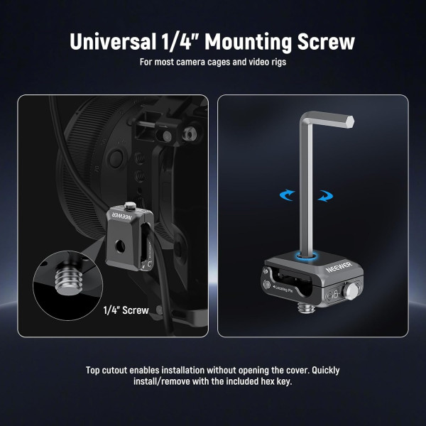 Кабельный зажим Neewer UA073 Spring Loaded Cable Clamp (UA073)