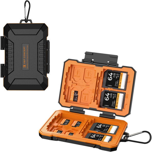 Жесткий кейс K&F Concept для карт памяти (KF31.080)