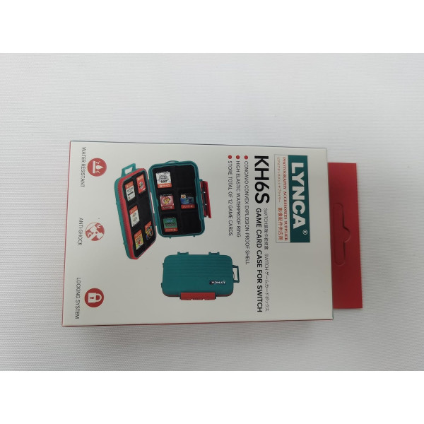 Защитный противоударный чехол Lynca KH6S для игровых карт Nintendo Switch и NS NX Hard Shell (голубой)