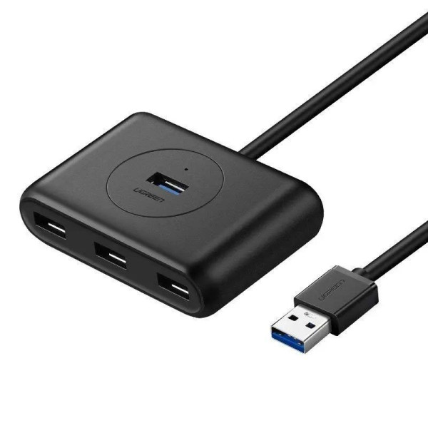 USB-хаб UGREEN USB 3.0 Hub 0.5m (Black)