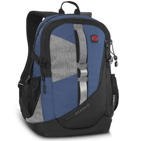Міський рюкзак Swissbrand Oregon 26 синій (SWB_BLORE601U)