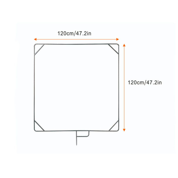 Прапор для фотостудії E-Image Flag Panel F04-48 (120x120cm)