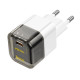 Сетевое зарядное устройство HOCO C125A Transparent tribute single-port PD20W charger Transparent Black