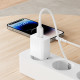 Сетевое зарядное устройство с кабелем BOROFONE BAS71A Source single-port charger set(iP) White