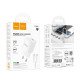 Сетевое зарядное устройство с кабелем HOCO C146A Charm single port PD20W charger set (C to C) (EU) White
