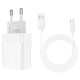 Сетевое зарядное устройство с кабелем BOROFONE BA47A Mighty speed single port QC3.0 3A + Micro-USB cable 18W White
