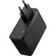 Мережевий зарядний пристрій із кабелем Baseus GaN5 Pro Digital Fast Charger 2C+U 160W Cluster Black (З високоякісним кабелем для зарядки та передачі даних C до C)