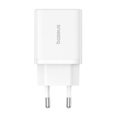 Сетевое зарядное устройство Baseus Cube Fast Charger C+U 30W EU Moon White