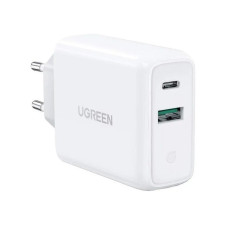 Сетевое зарядное устройство UGREEN CD170 38W USB-C Wall Charger EU (White) (UGR-60468) (UGR-60468)