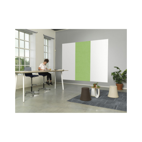 Панель стінова шумопоглинаюча 980x1980 зелена Magnetoplan Infinity Wall X Acoustics Apple-Green (1011115)