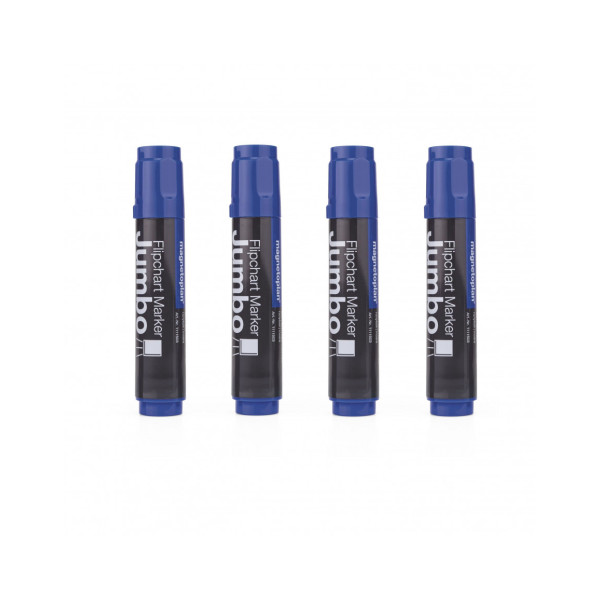 Маркеры для бумаги синие Magnetoplan Jumbo Blue Set (1111503)