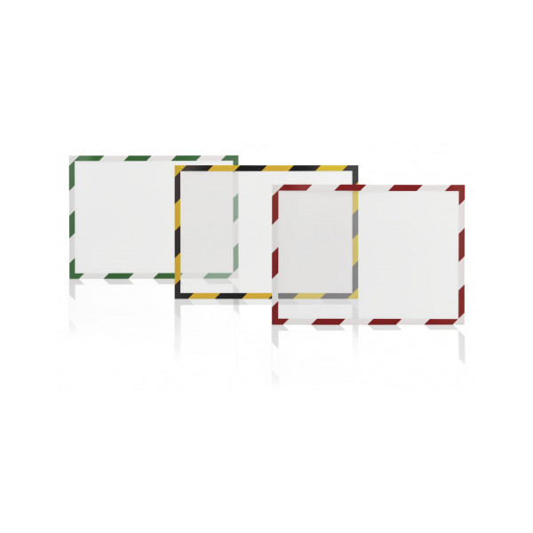 Рамки сигнальные магнитные A4 желто-черные Magnetofix Frame SAFETY Yellow/Black Set (1131442)