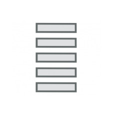Рамки заголовков магнитные A5/A4 серые Magnetofix Frame TOPSIGN Gray Set (1131701)