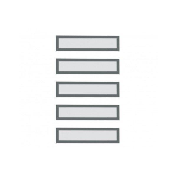 Рамки заголовков магнитные A5/A4 серые Magnetofix Frame TOPSIGN Gray Set (1131701)