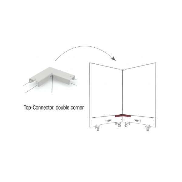 З'єднувальний кутовий лоток IW Magnetoplan Corner Tray RAL 1028 (114661028)