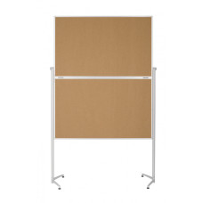 Доска модерационная мобильная складная 1200x1500 пробковая Magnetoplan Design-Seminarboard Evolution+ Mobile Folding Cork (1151324)
