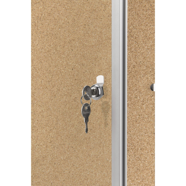 Витрина интерьерная пробковая 1120x1085x40 Magnetoplan Showcase SP Cork (1215324)