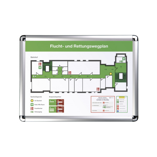 Інформаційна кліпсова рамка 474x648,A2 Magnetoplan Snap Frame SP (12170)