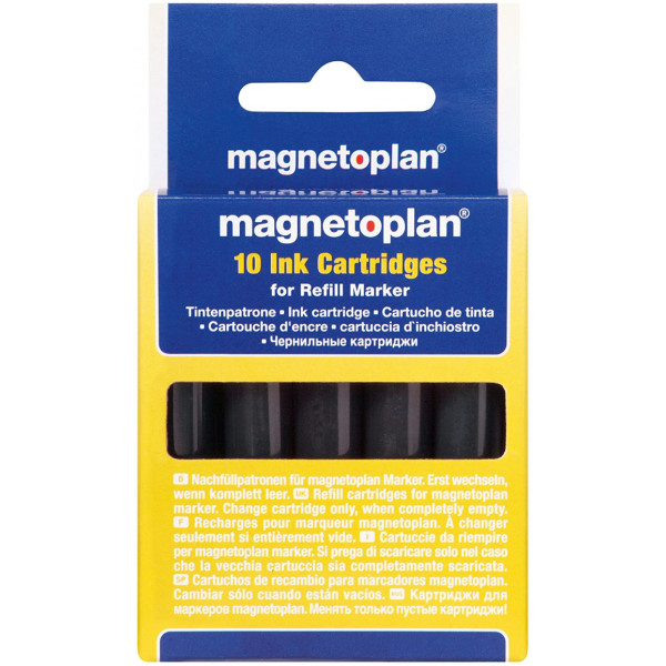Маркеры универсальные заправляемые Magnetoplan Refillable Marker Green Set (1228505)
