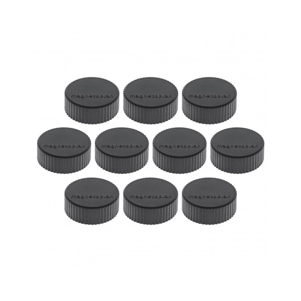Магниты круглые 34/2 черные Magnetoplan Discofix Magnum Black Set (1660012)
