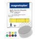 Магниты круглые 34/2 черные Magnetoplan Discofix Magnum Black Set (1660012)