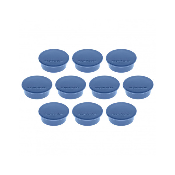 Магниты круглые 40/2.2 синие Magnetoplan Discofix Color Dark-Blue Set (1662014)