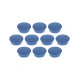 Магниты круглые 40/2.2 синие Magnetoplan Discofix Color Dark-Blue Set (1662014)