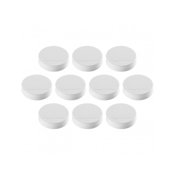 Магниты эргономичные средние 30/0.7 серые Magnetoplan Ergo Medium Gray Set (1664001)