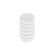 Магниты круглые 24/0.3 блистер белые Magnetoplan Discofix Hobby White Set (16645600)