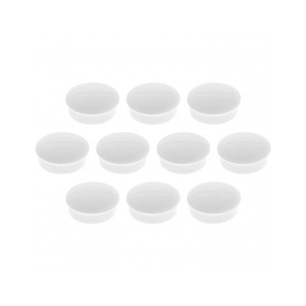 Магниты круглые 19/0.1 белые Magnetoplan Discofix Mini White Set (1664600)