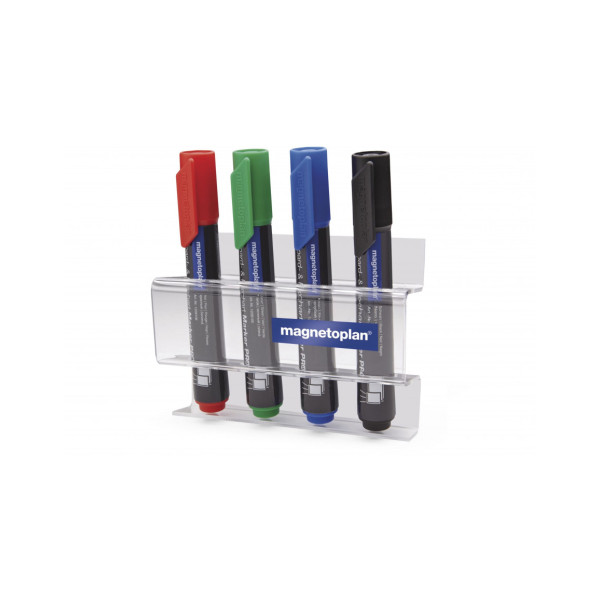 Держатель маркеров магнитный Magnetoplan Acrylic Markerholder (16712)