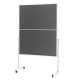 Доска модерационная мобильная складная 1200x1500 серая Magnetoplan Seminarboard Mobile Folding Felt-Gray (2111301)