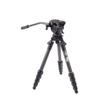 Штатив 3 LEGGED THING Legends Jay Matte Black Карбоновый, 5 секций, видео голова AirHead Cine Arca Matte Black и чехол в комплекте ( JAYKIT-ADARK )