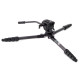 Штатив 3 LEGGED THING Legends Jay Matte Black Карбоновый, 5 секций, видео голова AirHead Cine Arca Matte Black и чехол в комплекте ( JAYKIT-ADARK )