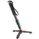 Монопод 3 LEGGED THING Alana Black Slate Grey, Карбоновий, 5 секцій, у комплекті з ніжками Docz2 (ALANAKITGREY)