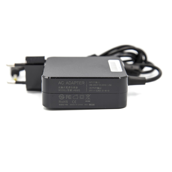 Блок живлення для ноутбуків PowerPlant IBM/LENOVO 220 В, 20 В, 65 Вт, 3.25 А (4.0×1.7) настінний монтаж