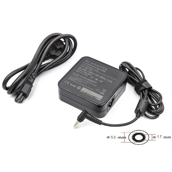 Блок питания для ноутбуков PowerPlant ACER 220V, 19V 90W 4.74A (5.5*1.7) wall mount