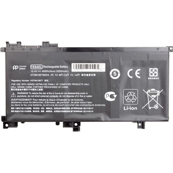Акумулятор PowerPlant для ноутбуків HP Omen 15 AX200 (HSTNN-DB7T, TE04) 15,4 В 3000 мА·год