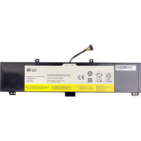Акумулятор PowerPlant для ноутбуків LENOVO Erazer Y50 (L13M4P02) 7.4 В 6400 мАч