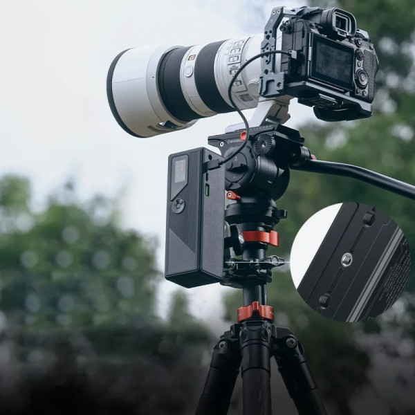 Повербанк аккумулятор для освещения камеры 100Вт PD 5-24В DC Type-C 19200мАч ULANZI BS004