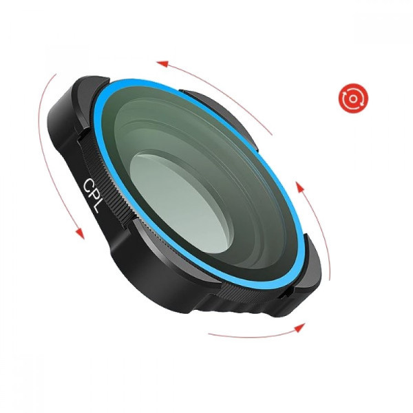 Фільтр GoPro 13 CPL поляризаційний регульований фіксатор водонепроникний aMagisn AP13-F