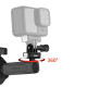 Магнитный крепеж DJI GoPro Insta360 фрезерованный шарнир aMagisn HM17