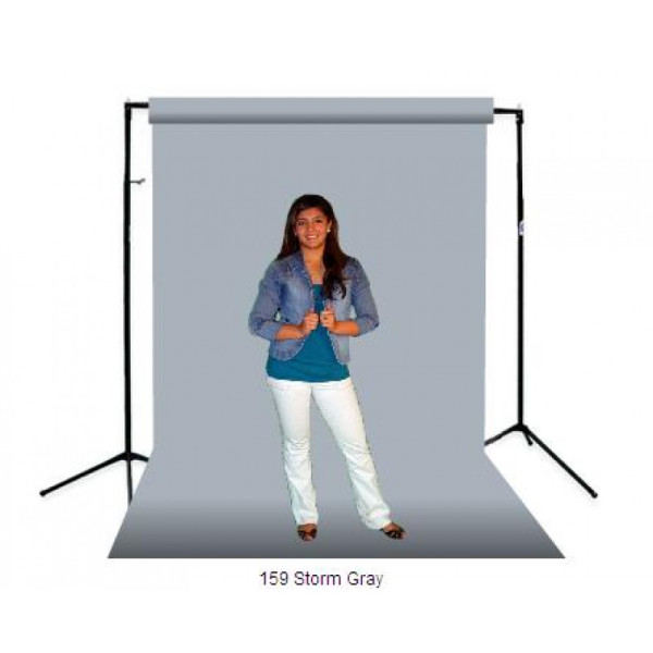 Фон паперовий BD 2,72 х 11 м Сірий Storm Gray (BD159A1)