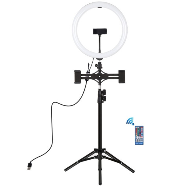 Кольцевой свет со стойкой Puluz PKT3068B RGBW 30см (30W)