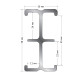 Рельса для подвесной системы Visico CT-2M-D double track
