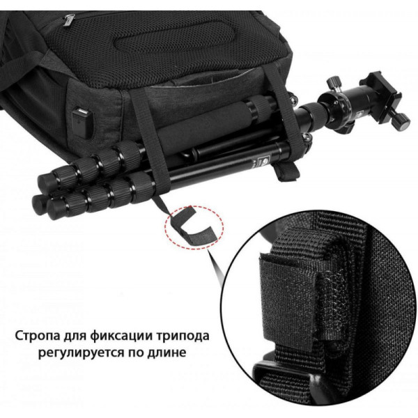 Рюкзак Caden D10B black
