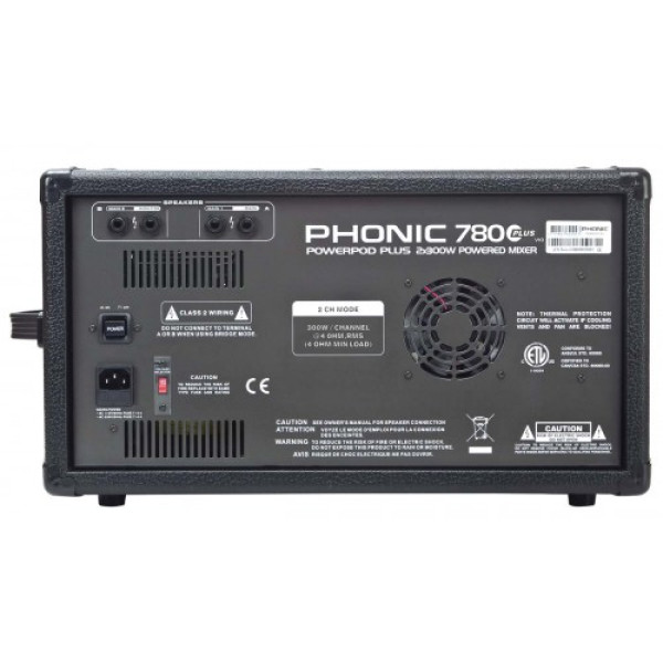 Активный микшерный пульт Phonic POWERPOD 780 PLUS HEAD (52723)