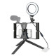 Ріг для телефону з кільцевою лампою Puluz PKT3026L