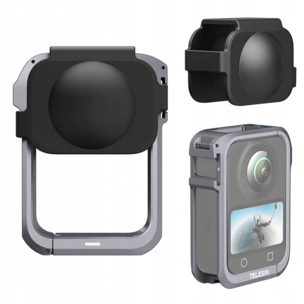 Рамка DJI Osmo 360 алюминиевая с защитой линзы Telesin S6-FMS-30-TDJ